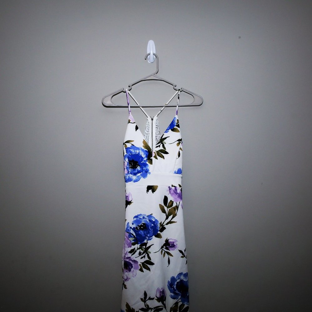 Floral, Spring, Mini, Summer Dress, Small